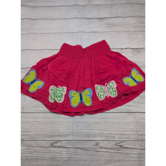 9/10 Mini Boden Smocked Butterfly Skirt - Picture 4 of 6